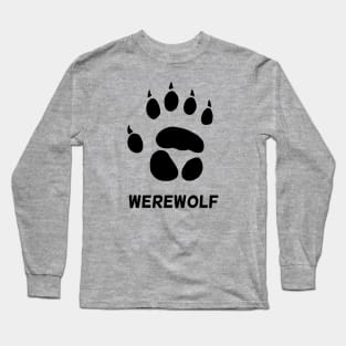werewolf pawprint Long Sleeve T-Shirt